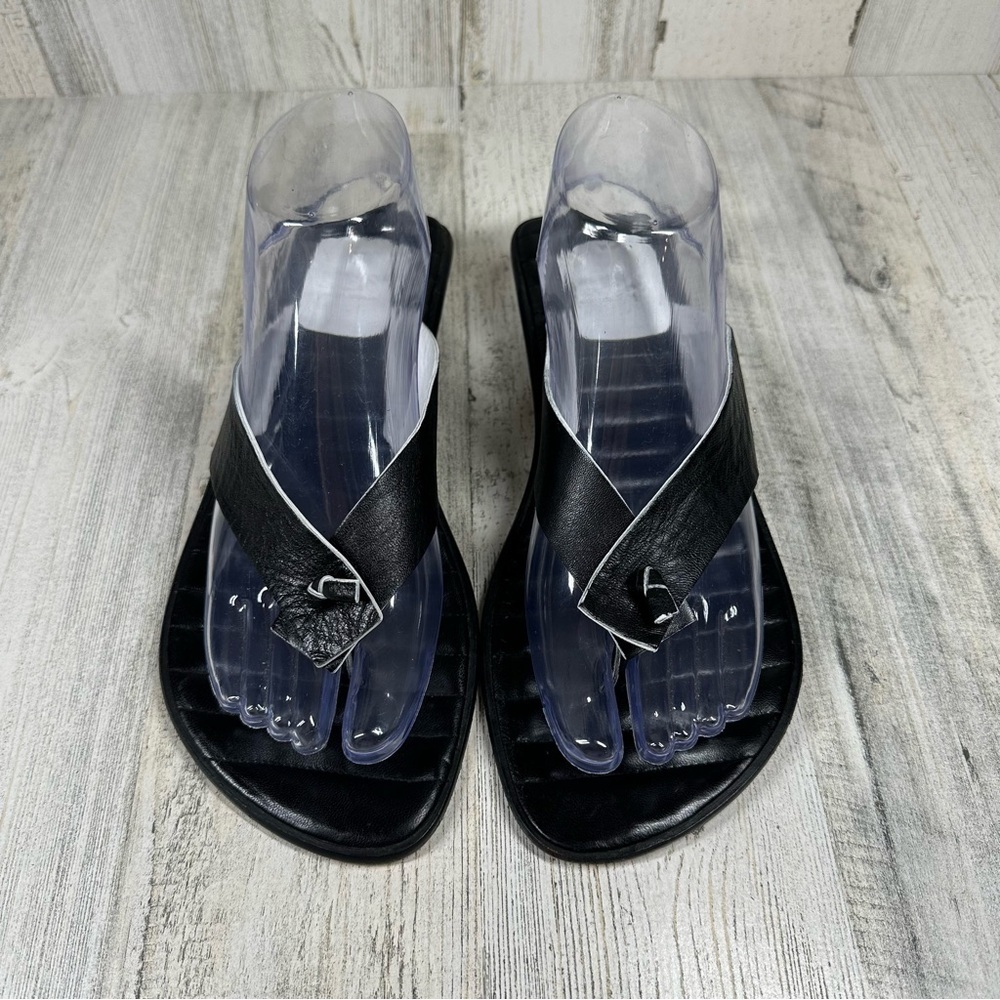 Charles Jourdan‎ CJBIS Vintage Leather Flip Flops #1144